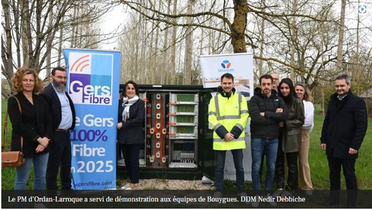 Avec l’arrivée de Bouygues Télécom,  les quatre opérateurs nationaux sont désormais présents dans le Gers